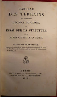 Tableau des terrains qui composent l'écorce du globe
ou
Essai sur la structure de la partie connue de la terre