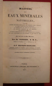 Manuel des eaux minérales naturelles