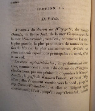Cosmologie ou
Description générale de la Terre. C.A. WALCKENAER