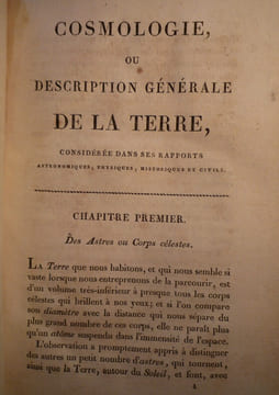 Cosmologie ou
Description générale de la Terre. C.A. WALCKENAER