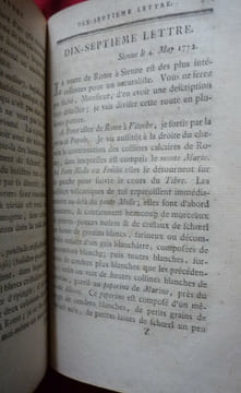 Lettres sur la minéralogie et sur divers autres objets de l'histoire naturelle de l' ITALIE. Ferber