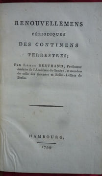 Renouvellemens périodiques des continens terrestres. Louis BERTRAND