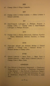 Correspondance. Debord
Champ Libre
Lebovici
Isou