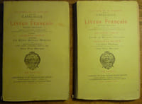 catalogue de livres français
éditions originales