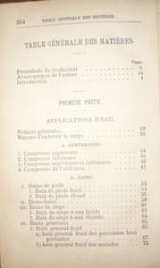 Ma cure d'eau
ou hygiène et médication