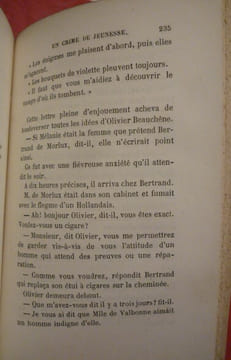 Un crime de jeunesse. PONSON DU TERRAIL