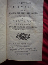Nouveau voyage dans l' Amérique Septentrionale en l'année 1781 et campagne de l'armée de M. Le comte de Rochambeau
correspondance du Lord G. Germain