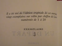 Un départ