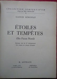 Etoiles et tempêtes