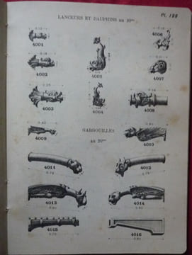 Ornements pour l'architecture
Catalogue de 1906. J.PEILLON