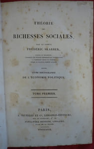 Théorie des richesses sociales 
suivi d'une bibliographie de l'économie politique
