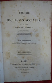 Théorie des richesses sociales
suivi d'une bibliographie de l'économie politique