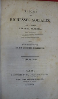 Théorie des richesses sociales
suivi d'une bibliographie de l'économie politique