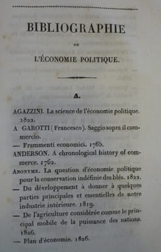 Théorie des richesses sociales 
suivi d'une bibliographie de l'économie politique
. Comte Frédéric Skarbek
