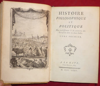 Histoire philosophique et politique des établissements du commerce des Européens dans les deux Indes