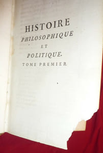 Histoire philosophique et politique des établissements du commerce des Européens dans les deux Indes