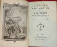 Histoire philosophique et politique des établissements et du commerce des Européens dans les deux Indes