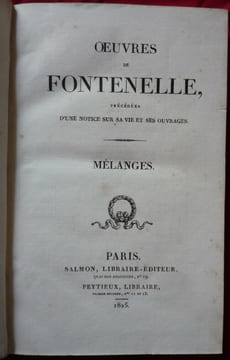 Œuvres. FONTENELLE