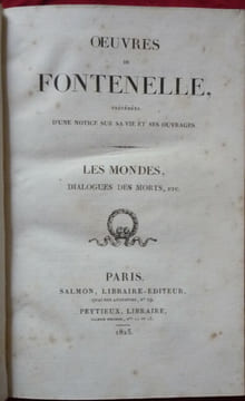 Œuvres. FONTENELLE