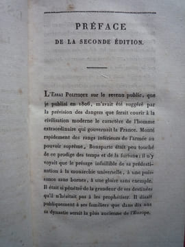 ESSAI POLITIQUE SUR LE REVENU PUBLIC. GANILH CHARLES
