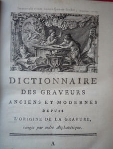 Dictionnaire des graveurs anciens et modernes depuis l'origine de la gravure