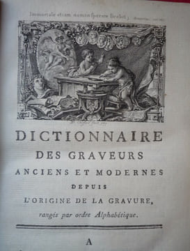 Dictionnaire des graveurs anciens et modernes depuis l'origine de la gravure. F.BASAN