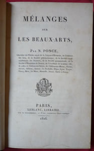 Mélanges sur les beaux arts