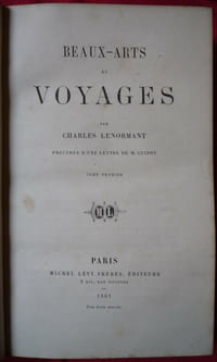 Beaux arts et voyages