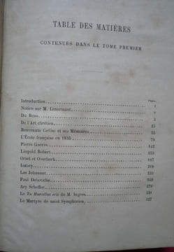 Beaux arts et voyages. Charles LENORMANT