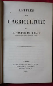 Lettres sur l'agriculture