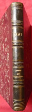 Lettres sur l'agriculture. Victor de TRACY