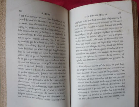 Lettres sur l'agriculture. Victor de TRACY