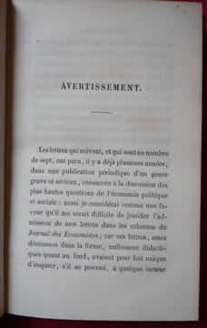 Lettres sur l'agriculture. Victor de TRACY