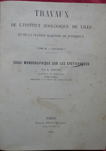 Essai monographique sur les cysticerques ( cestodes)