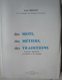Des mots, des métiers, des traditions