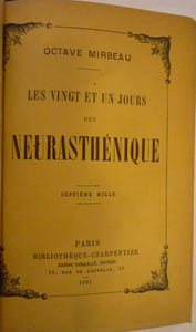 LES VINGT ET UN JOURS D'UN NEURASTHENIQUE