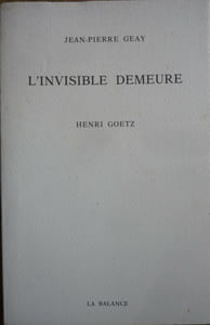 
L'invisible demeure