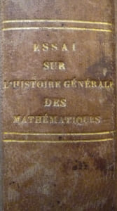 Essai sur l'histoire générale des mathématiques
