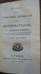 Essai sur l'histoire générale des mathématiques
