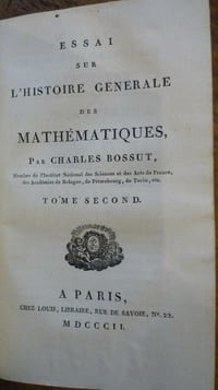Essai sur l'histoire générale des mathématiques
