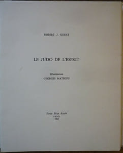 Le judo de l'esprit