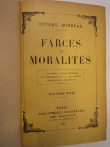 FARCES ET MORALITES