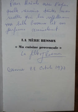 Ma cuisine provençale. BESSON La mère
René Goscinny