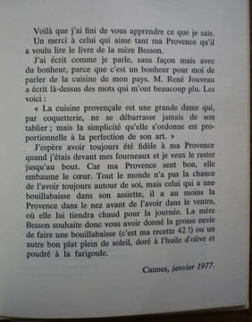 Ma cuisine provençale. BESSON La mère
René Goscinny
