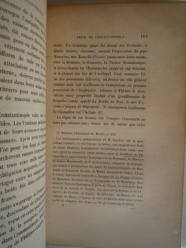 LA FRANCE AU TEMPS DES CROISADES . DE VAUBLANC VICOMTE Vincent-Victor-Henri