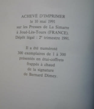 Je ne dirai pas tout
Sable et cendre
Le milieu de la nuit. Bernard DIMEY