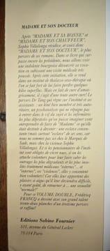 Madame et son docteur. Sophie Villalonga