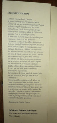 L'éducation d'Adeline