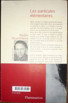 Les particules élémentaires
édition non-corrigée Août 1998. Michel Houellebecq