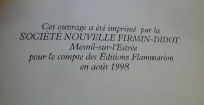 Les particules élémentaires
édition non-corrigée Août 1998